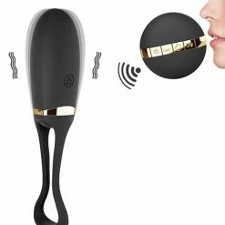 Lovely Planet Vaginal & Pelvic Floor Strengthening Dorcel Secret Delight Voice Control Egg - Black-Gold