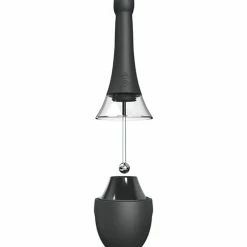 Lovely Planet Dorcel Vibrating Douche Mate Pro - Black-Silver Enemas & Douches