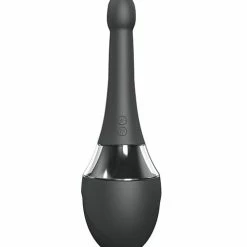 Lovely Planet Dorcel Vibrating Douche Mate Pro - Black-Silver Enemas & Douches