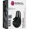 Lovely Planet Penis Toys Dorcel Fun Bag Testicle Vibrator - Black
