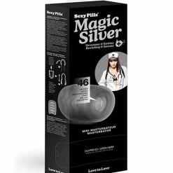 Lovely Planet Love To Love Sexy Pills Mini Masturbator - Silver Box Of 6