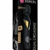 Lovely Planet Vibrators Dorcel Dual Orgasms Wand Vibrator - Black-gold