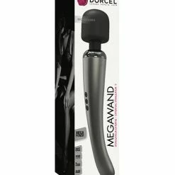 Lovely Planet Vibrators Dorcel Megawand Rechargeable Wand - Chrome Silver