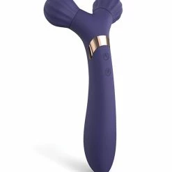 Lovely Planet Love To Love Fireball Forked Vibrator - Midnight Indigo