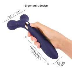 Lovely Planet Love To Love Fireball Forked Vibrator - Midnight Indigo