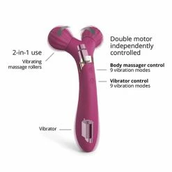 Lovely Planet Love To Love Fireball Forked Vibrator - Plum Star Vibrators