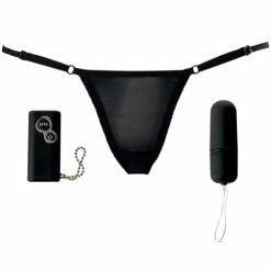 Lovely Planet Love To Love Secret Vibrating Panty - Black