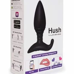 Lovense Hush 1.5" Butt Plug - Black