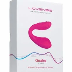 Lovense Dolce (previously Quake) Adjustable Dual Stimulator - Pink