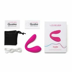 Lovense Dolce (previously Quake) Adjustable Dual Stimulator - Pink