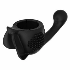 Vibrators Lovense Domi Flexible Rechargeable Mini Wand Female Attachment - Black