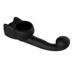 Vibrators Lovense Domi Flexible Rechargeable Mini Wand Male Attachment - Black