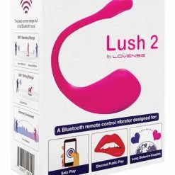 Lovense Lush 2.0 Sound Activated Vibrator - Pink