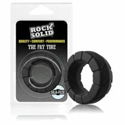 Lucom Rock Solid Fat Tire Ring - Black Penis Toys