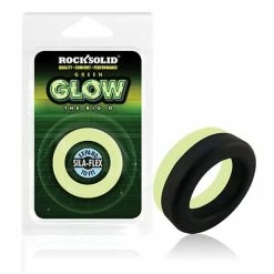 Lucom Rock Solid Glow In The Dark Big O Ring Penis Toys