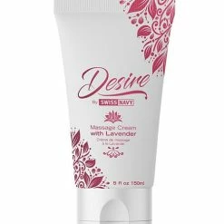 M.D. Science Lab Swiss Navy Desire Massage Cream With Lavender - 5 Oz.
