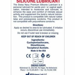 M.D. Science Lab Lubes Swiss Navy Lube Silicone
