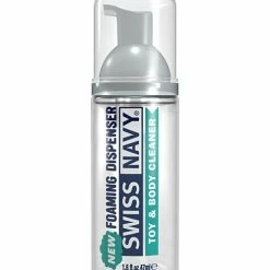 M.D. Science Lab Swiss Navy Toy & Body Foaming Cleaner - 1.6 Oz Toy Cleaners & Storage