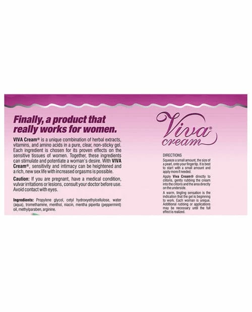 M.D. Science Lab Viva Cream - Box Of 3 Sexual Enhancers For Couples