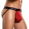 Magic Moments Int'l 100% Silk Jock Strap Red Lingerie