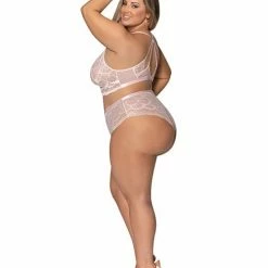 Magic Moments Int'l Lingerie Seabreeze Strappy Back Cami & Short 2x