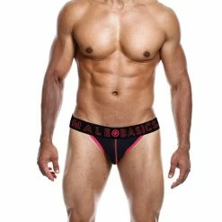 Lingerie Male Basics Neon Jockstrap
