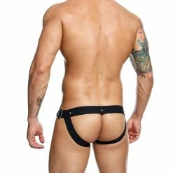 Male Basics Lingerie Dngeon Snap Jockstrap One Size Fits Most