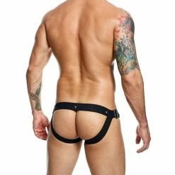 Male Basics Lingerie Dngeon Snap Jockstrap One Size Fits Most