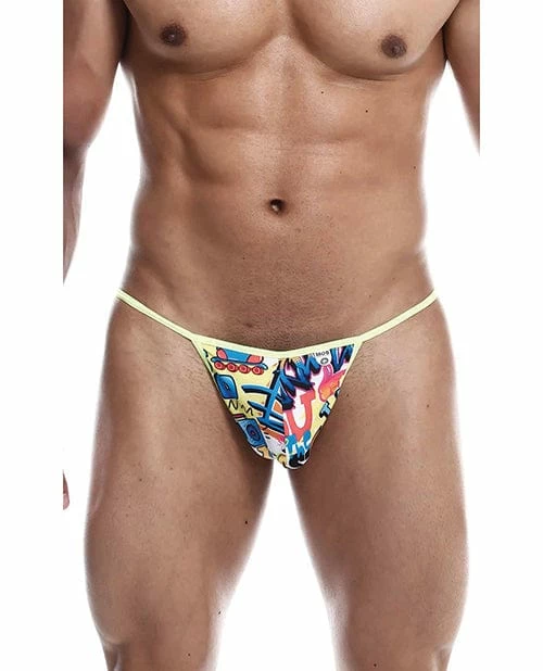 Male Basics Sinful Hipster Music T Thong G-string Print Lingerie