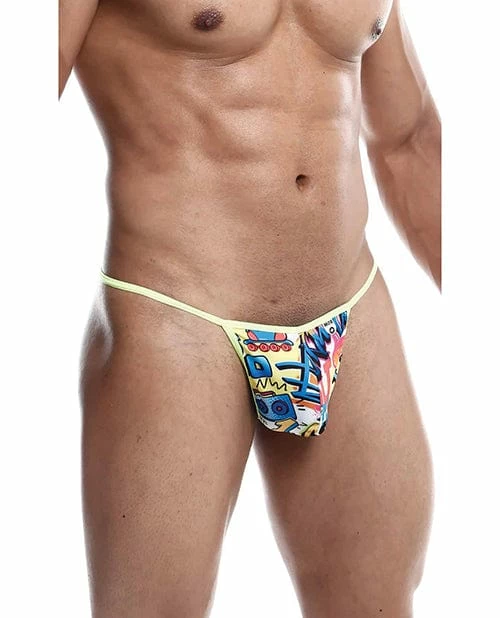 Male Basics Sinful Hipster Music T Thong G-string Print Lingerie