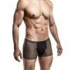 Male Basics Sinful Magic Leopard Pouch Thong Black Lingerie