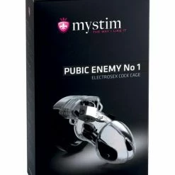 Mystim Pubic Enemy #1 Cock Cage - Clear