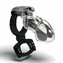 Mystim Pubic Enemy No. 3 Cock Cage - Clear Kink & BDSM