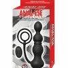 Nasstoys Anal Toys Anal-ese Remote Control Pleasure Plug & Cockrings - Black