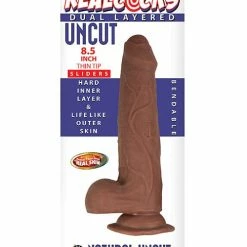 Nasstoys Dildos RealCocks Dual Layered Uncut Sliders 8.5