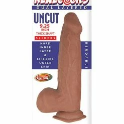 Nasstoys Dildos RealCocks Dual Layered Uncut Sliders 9.25