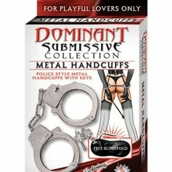 Nasstoys Kink & BDSM Dominant Submissive Metal Handcuffs - Metal
