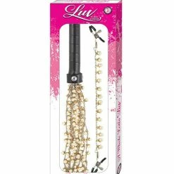 Nasstoys Kink & BDSM Luv Pearl Delight Whip & Nipple Clamps