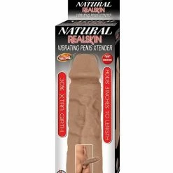Nasstoys Natural Realskin Vibrating Penis Xtender - Penis Toys
