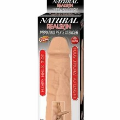 Nasstoys Natural Realskin Vibrating Penis Xtender - Penis Toys