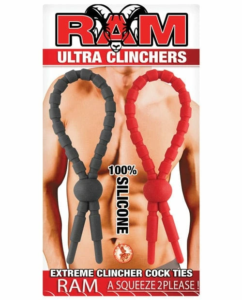 Nasstoys Penis Toys Ram Ultra Clinchers - Red-Black