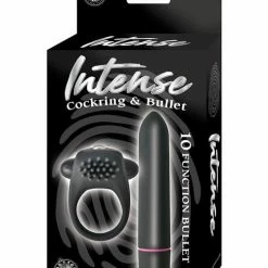 Nasstoys Intense Cockring & Bullet - Black