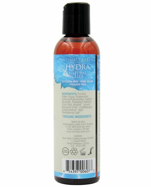 New Earth Trading Lubes Intimate Earth Hydra Plant Cellulose Water Based Lubricant