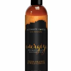 New Earth Trading Intimate Earth Energizing Massage Oil - 120 ML Orange & Ginger Massage Oils & Candles