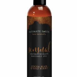New Earth Trading Intimate Earth Sensual Massage Oil - 120 ML Cocoa Bean & Gogi Berry