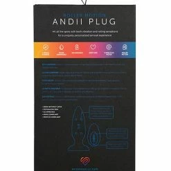 Novel Creations Nu Sensuelle Andii Vertical Roller Motion Butt Plug Anal Toys