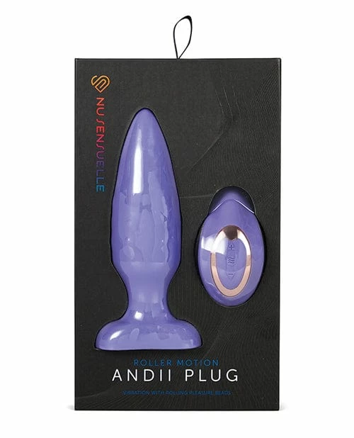 Novel Creations Nu Sensuelle Andii Vertical Roller Motion Butt Plug Anal Toys