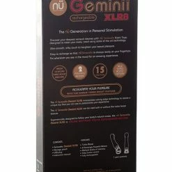 Novel Creations Vibrators Nu Sensuelle Geminii XLR8 Turbo Boost G Spot