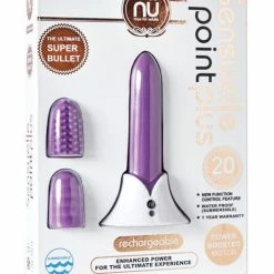 Novel Creations Nu Sensuelle Point Plus Rechargeable Bullet Vibrators