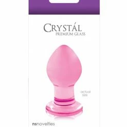 NS Novelties Anal Toys Crystal Glass Butt Plug